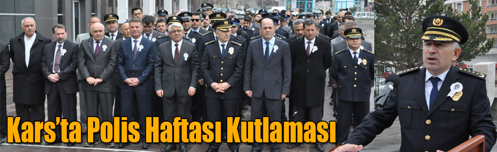 Kars’ta Polis Haftası Kutlaması