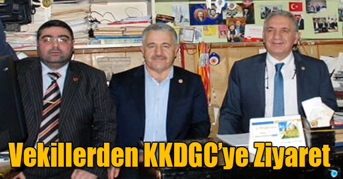 Vekillerden KKDGC Başkanı Daşdelen’e Tebrik Ziyareti