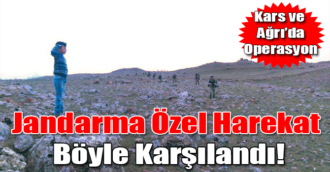 Jandarma Özel Harekat Dondurucu Soğuk Dinlemiyor