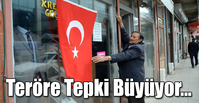 Teröre Tepki Büyüyor…