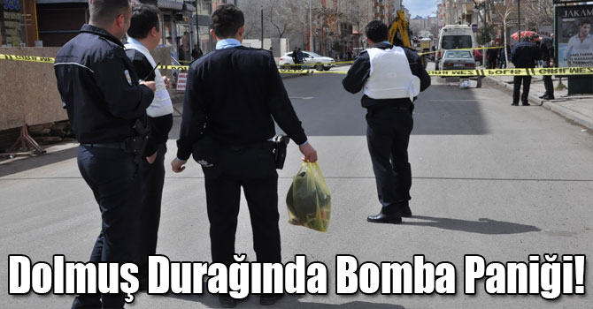 Kars'ta Dolmuş Durağında Bomba Paniği!