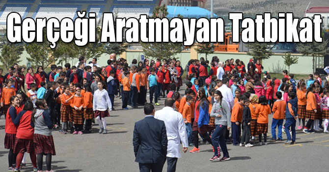 Özel Sultan Alparslan’da Gerçeği Aratmayan Tatbikat