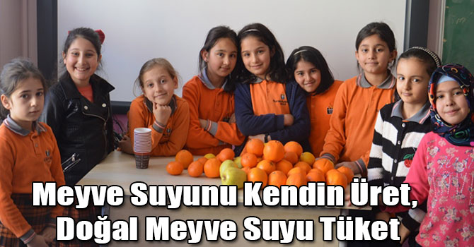 Meyve Suyunu Kendin Üret, Doğal Meyve Suyu Tüket