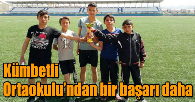 Kümbetli Ortaokulu’ndan bir başarı daha