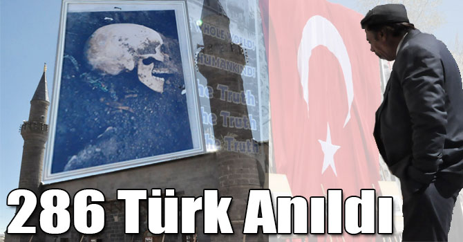 Ermenilerin Kars Ulu Cami'de Diri Diri Yaktığı 286 Türk Anıldı