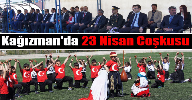 Kağızman'da 23 Nisan Coşkusu