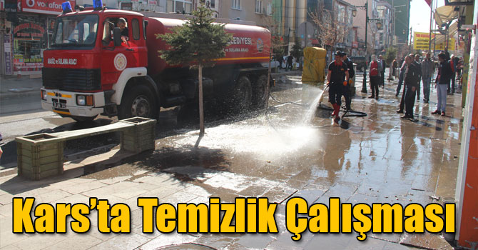 Kars’ta Temizlik Çalışması