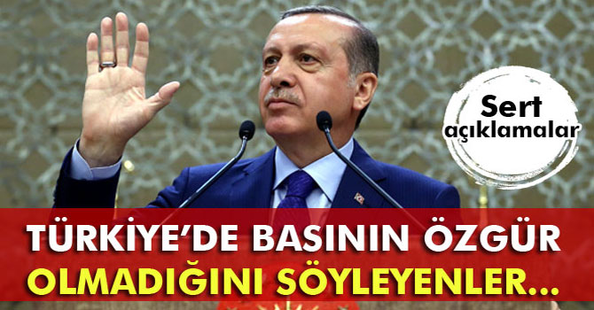 Erdoğan: 'Türkiye’de Basının Özgür Olmadığını Söyleyenler...'
