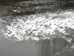 Kars Çayı dondu
