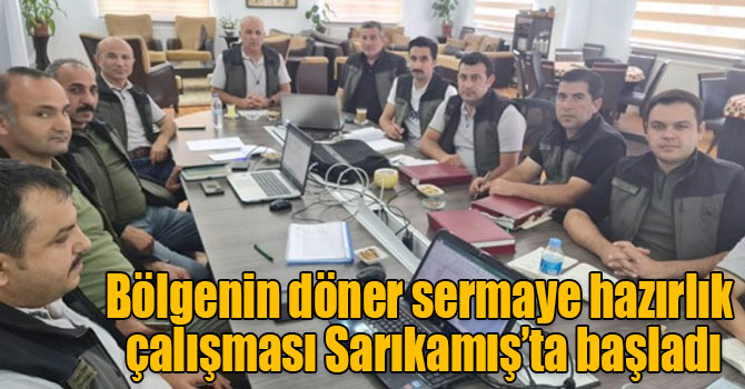 Bölgenin döner sermaye hazırlık çalışması Sarıkamış’ta başladı