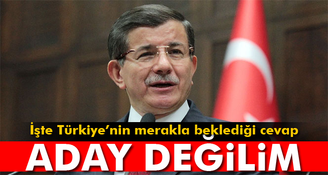 Kritik Toplantı Sonrası Davutoğlu'ndan İlk Açıklama