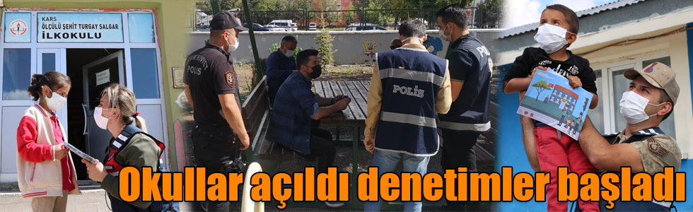 Kars’ta okul çevresi ve servisler denetlendi