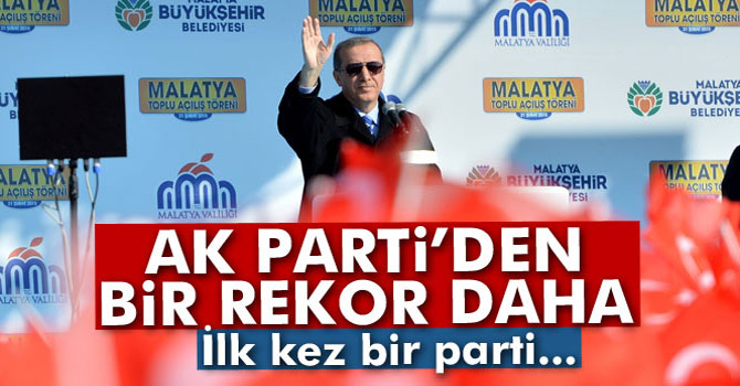 AK Parti'den Bir Rekor Daha