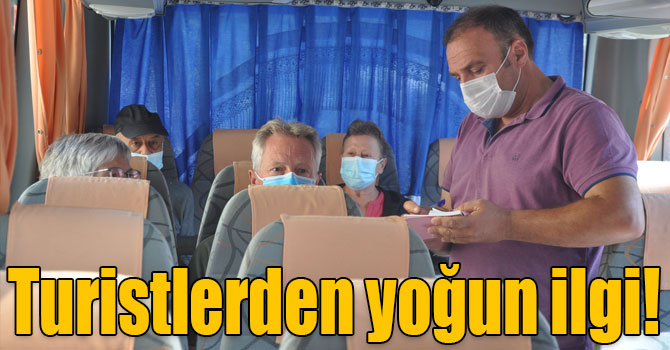 Yerli ve yabancı turistlerden yoğun ilgi!