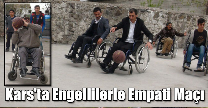 Kars'ta Engellilerle Empati Maçı