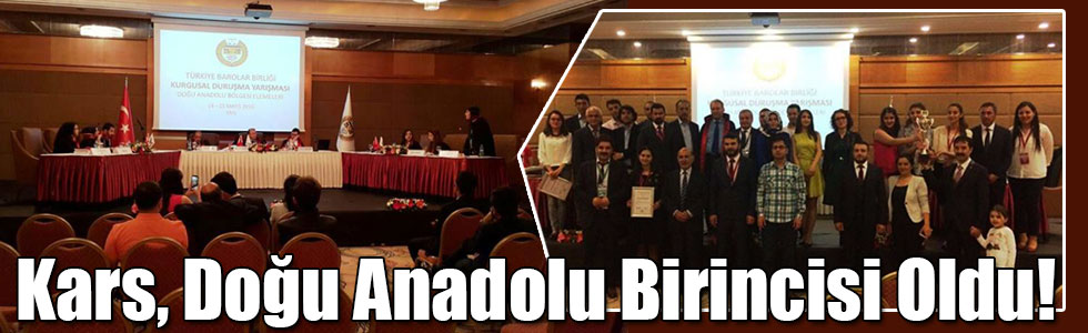 Kars, Doğu Anadolu Birincisi Oldu!