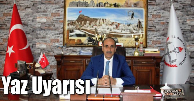 Gökhan Altun’dan Ailelere ve Öğretmenlere Yaz Uyarısı