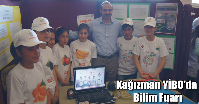 Kağızman YİBO'da Bilim Fuarı