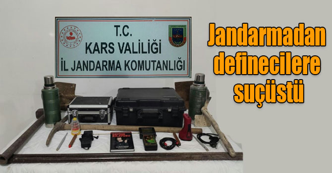 Jandarmadan definecilere suçüstü