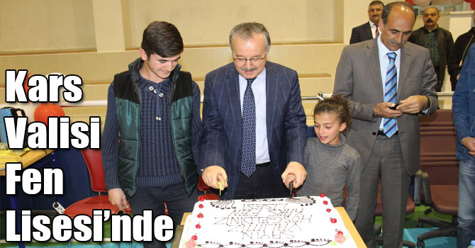Kars Valisi Fen Lisesi’nde