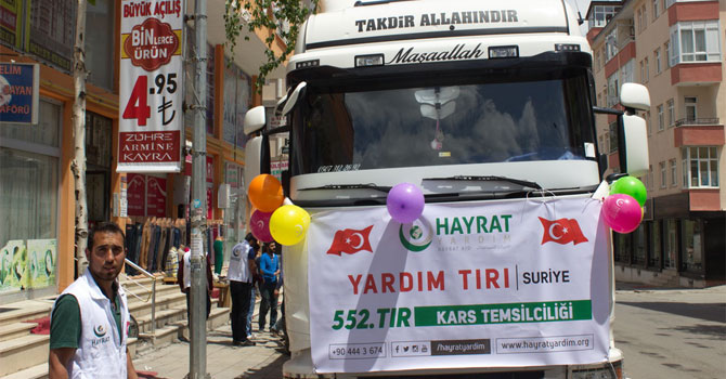 552’nci Suriye Tırı Kars’tan!