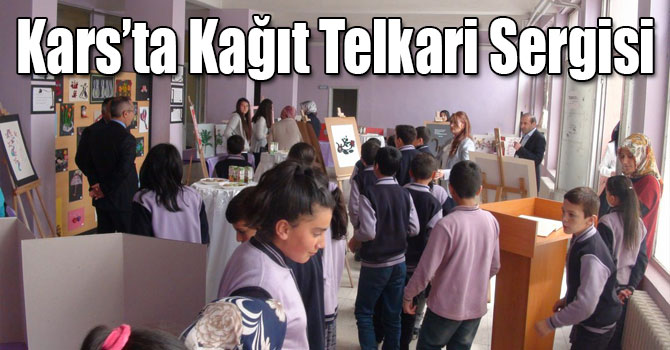 İmam Hatip Ortaokulu’ndan Kağıt Telkari Sergisi