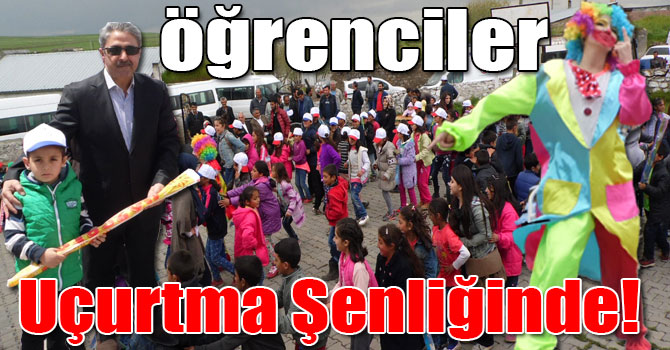 Kars’ın 6 Köy Öğrencileri Uçurtma Şenliğinde Buluştu