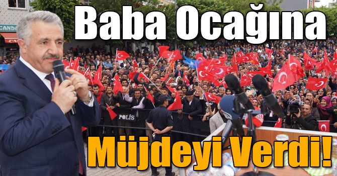 Bakan Ahmet Arslan, Baba Ocağında Müjde Verdi!