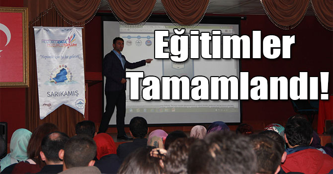 Eğitimler Tamamlandı!