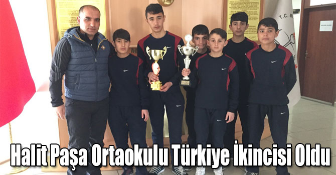 Halit Paşa Ortaokulu Türkiye İkincisi Oldu
