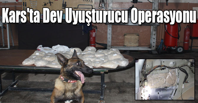 Kars'ta 17 Kilo 143 Gram Uyuşturucu Yakalandı