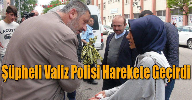 Şüpheli Valiz Polisi Harekete Geçirdi