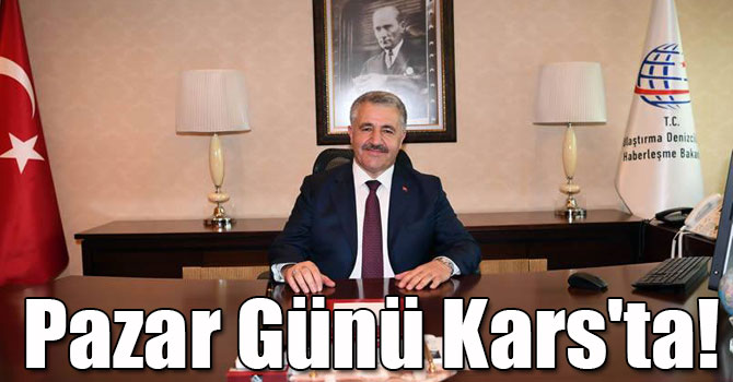 Bakan Ahmet Arslan Pazar Günü Kars'ta!