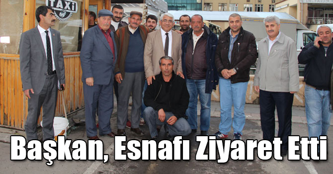 Başkan Murtaza Karaçanta, Esnafı Ziyaret Etti