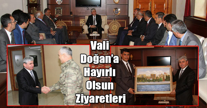 Kars Valisi Rahmi Doğan’a Hayırlı Olsun Ziyaretleri