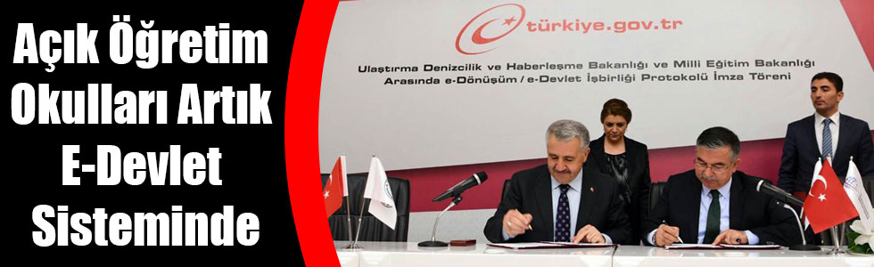 Açık Öğretim Okulları Artık E-Devlet Sisteminde