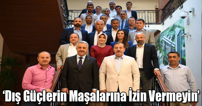 Bakan Ahmet Arslan: Dış Güçlerin Maşalarına İzin Vermeyin