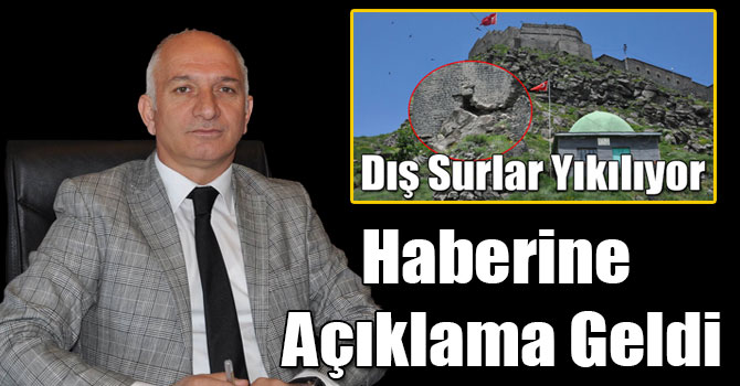 "Kars Kalesi’nin Dış Surları Yıkılıyor” Haberine Açıklama Geldi