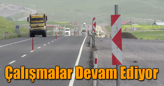 Kars'ta Karayolları Çalışmaları Devam Ediyor