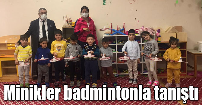 Mihralibey’in minikleri badmintonla tanıştı