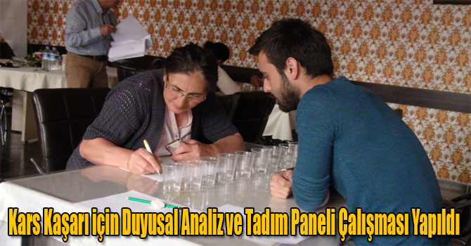 Kars Kaşarı için Duyusal Analiz ve Tadım Paneli Çalışması Yapıldı