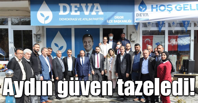 DEVA Partisi, Digor’da Hamit Aydın ile ‘Devam’ dedi