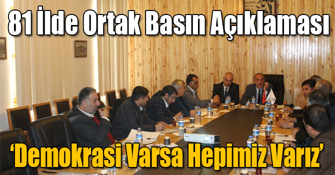 Demokrasi Vazgeçilmezimiz, Milli İrade Gücümüz, Kardeşliğimiz Geleceğimiz