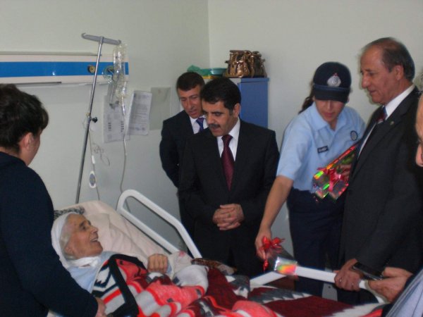 Kars'ta bayramlaşma töreni