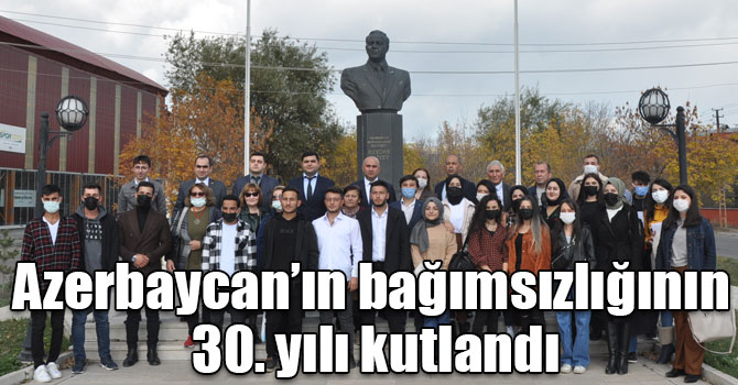 Azerbaycan Kars Başkonsolosluğu bağımsızlığın 30. yılını kutladı