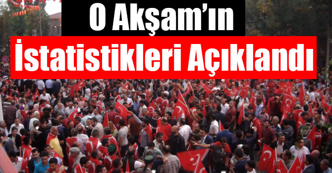 O Akşam Her 10 Kişiden 4’ü Meydanlardaydı