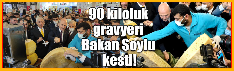 90 kiloluk gravyeri Bakan Soylu kesti!