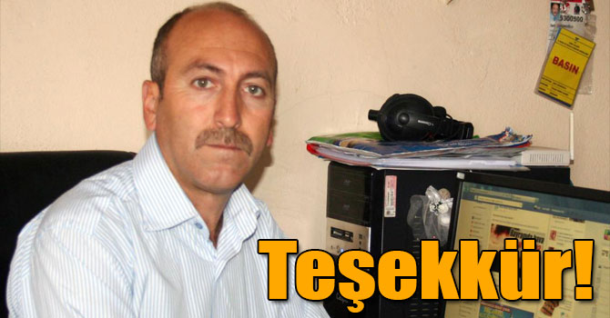 Işık Çapanoğlu'ndan Teşekkür!