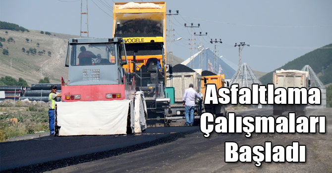 Sarıkamış’ta Yolların Asfaltlama Çalışmaları Başladı