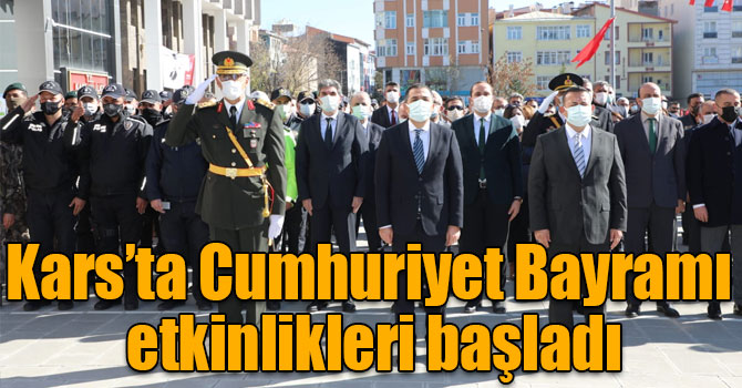 Kars’ta Cumhuriyet Bayramı etkinlikleri başladı